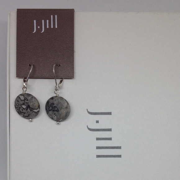 J. Jill NEW Unique Pure Jill Jasper Drop Earring NWT - Picture 4 of 4